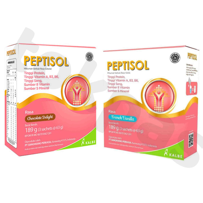 

Peptisol 189gr Vanila, Coklat