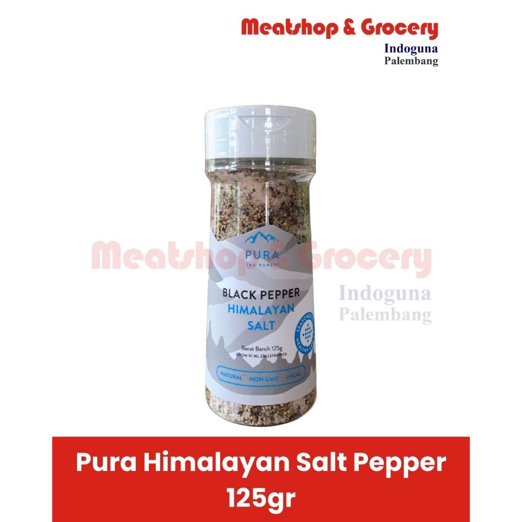 

Pura Himalayan Salt Pepper 125gr | Garam Himalaya