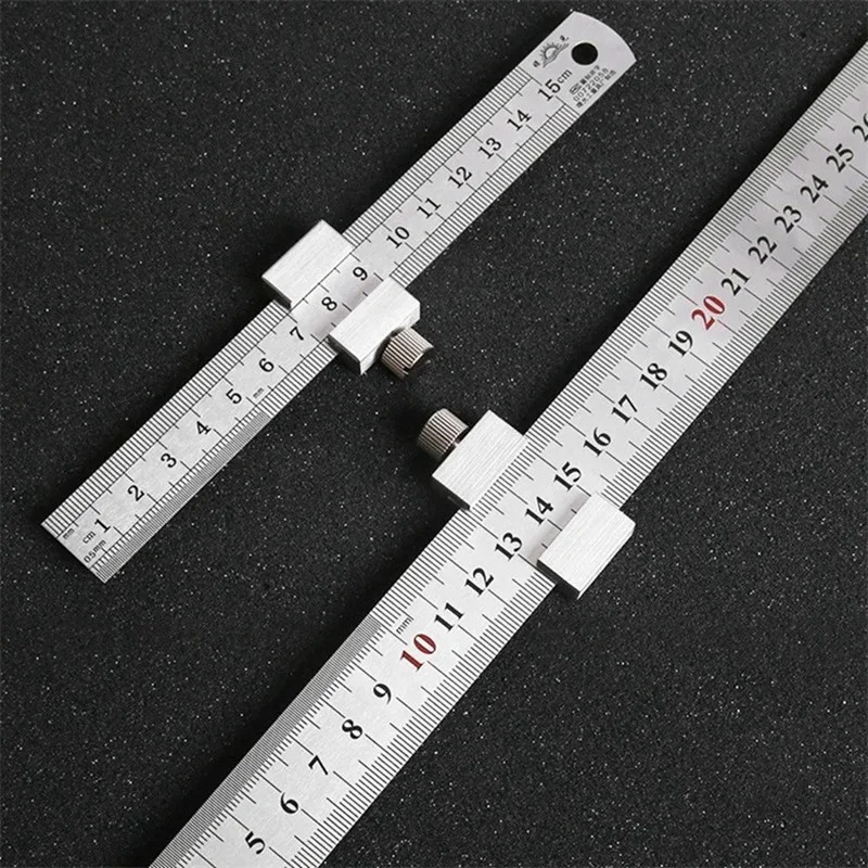 

Mistar Penggaris Besi 15 - 40cm Stainless Steel Alat Ukur Capentry Ruler Positioning 150 - 400mm DB6