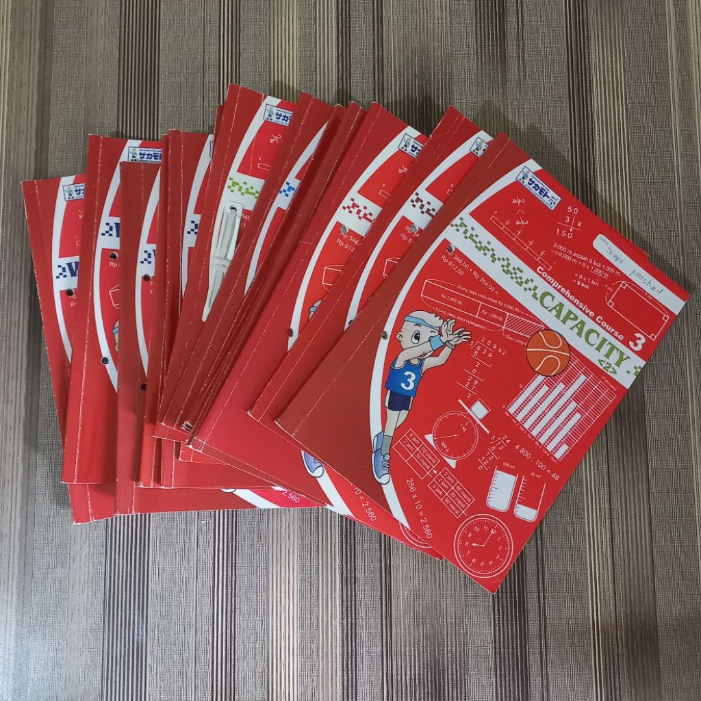 Buku Matematika Kelas 3, 4 SD By Sakamoto. Buku Second