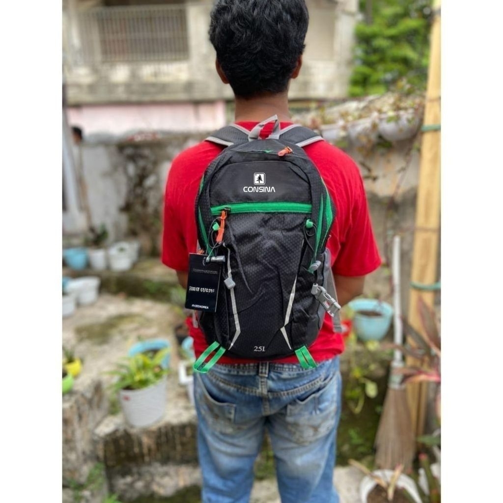 Daypack Outdoor 25 Ltr # Tas Gunung 25 Liter # Tas Olahraga # Tas Sekolah Unisex Consina