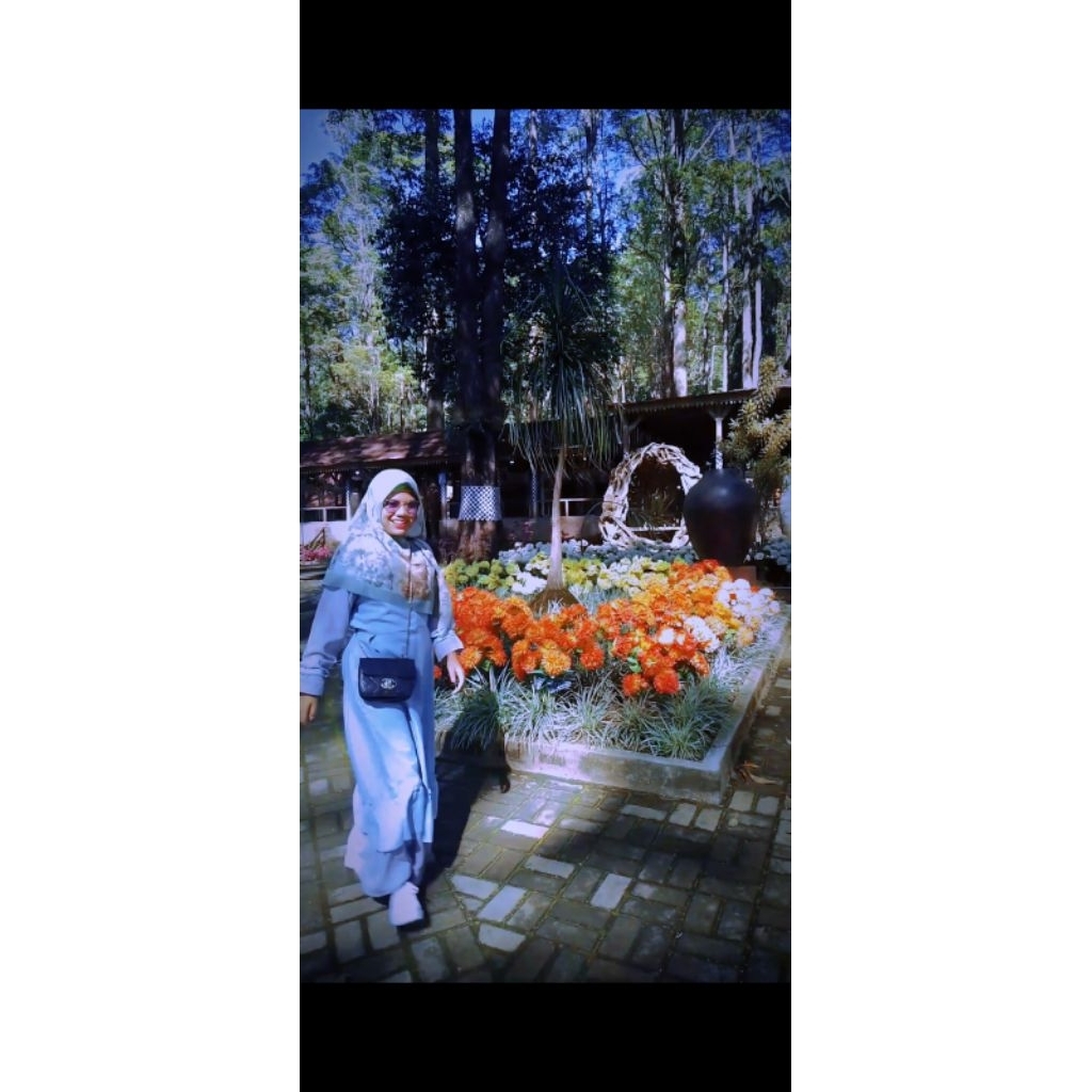 Preloved Gamis Hijau Tosca