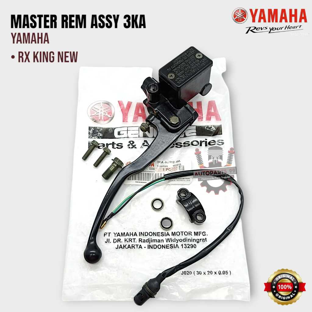 Master Rem Depan Yamaha RX King New Original  Master Rem Assy RX King Master Rem 3KA