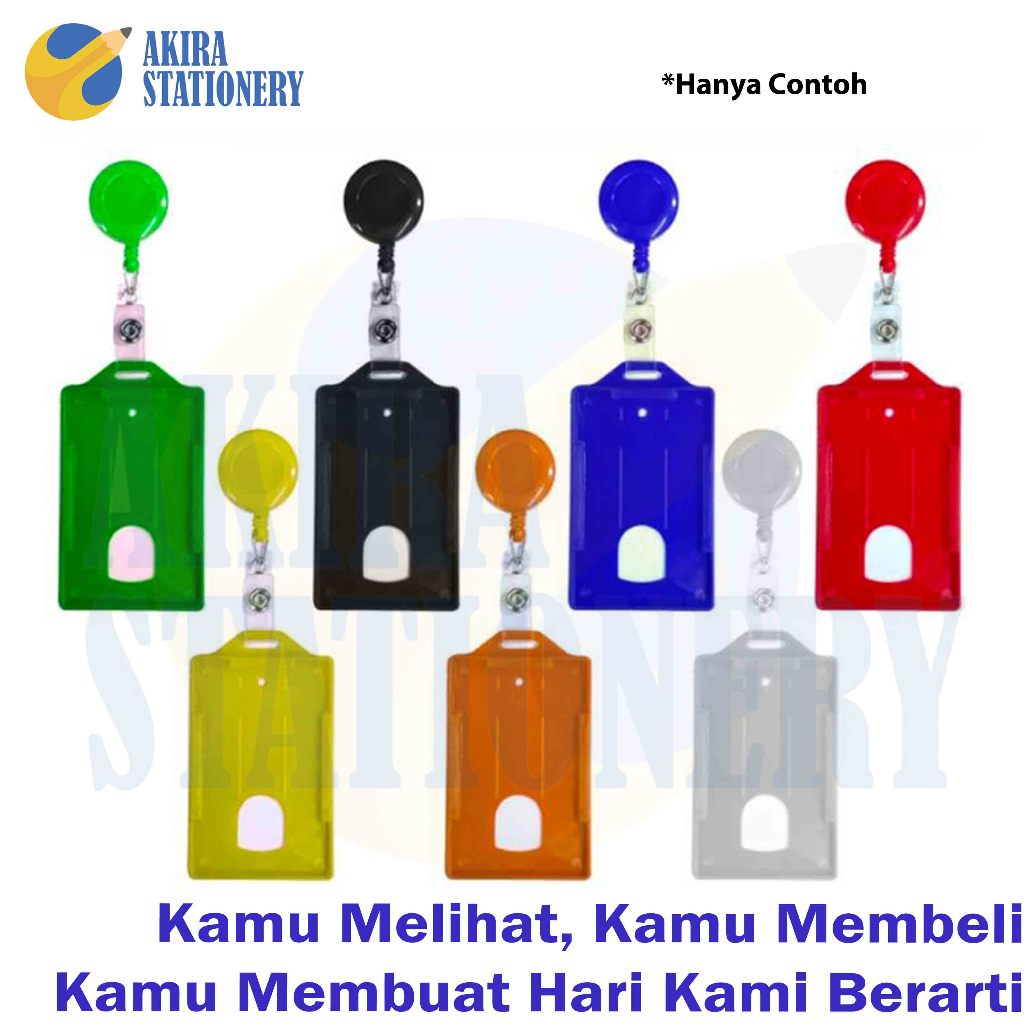 

Case ID Card Holder 12 Warna / Casing Tempat Kartu Anggota - Identitas Bahan Mika Tebal