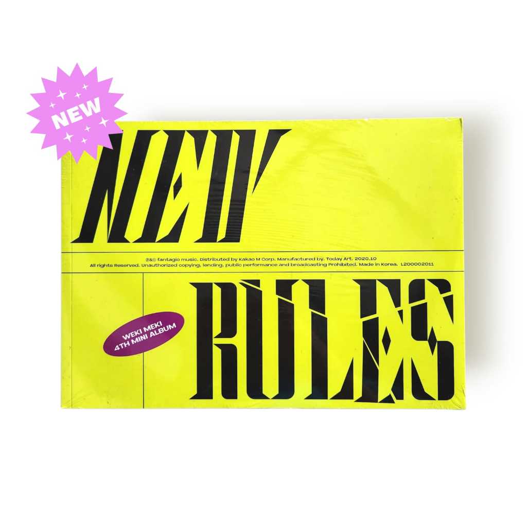 READY Weki Meki 4th Mini Album - NEW RULES