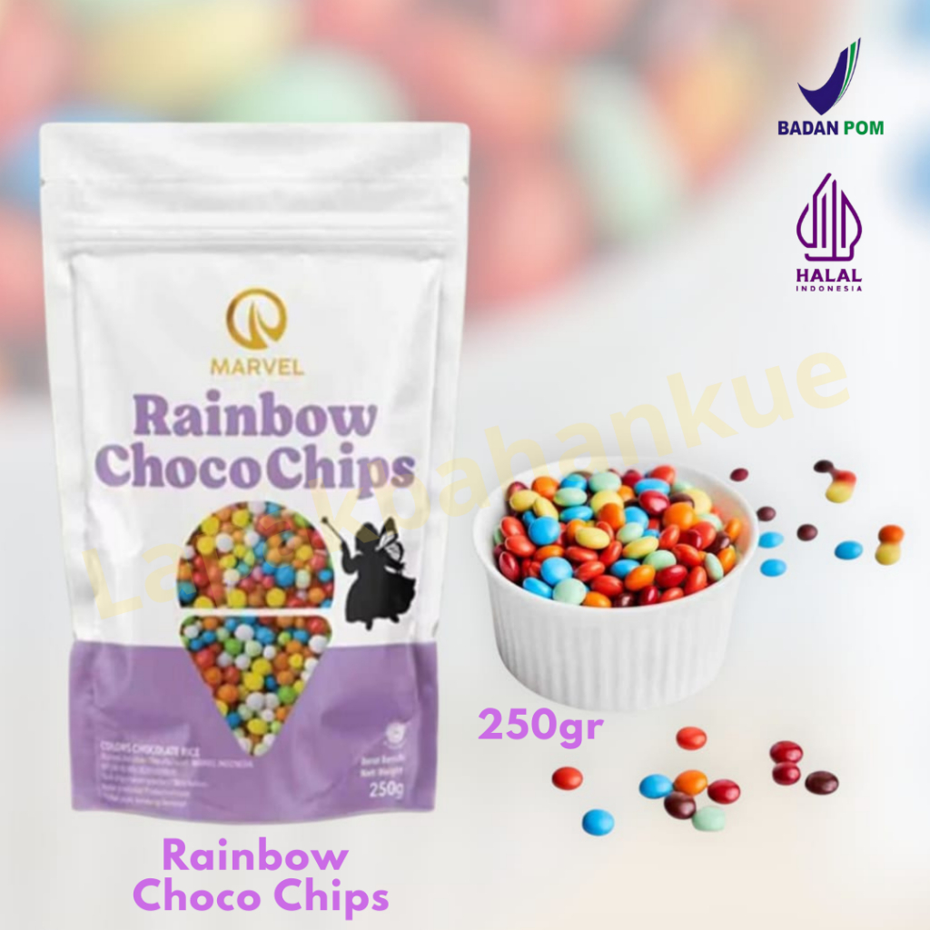 

MARVEL RAINBOW CHOCO CHIPS 250GR
