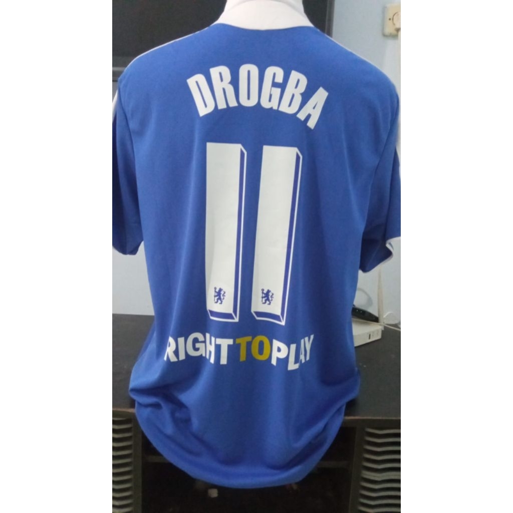 bisa COD bayar di tempat baju bola didier Drogba 11 size L chelsea home 2011/2012 final ucl munchen