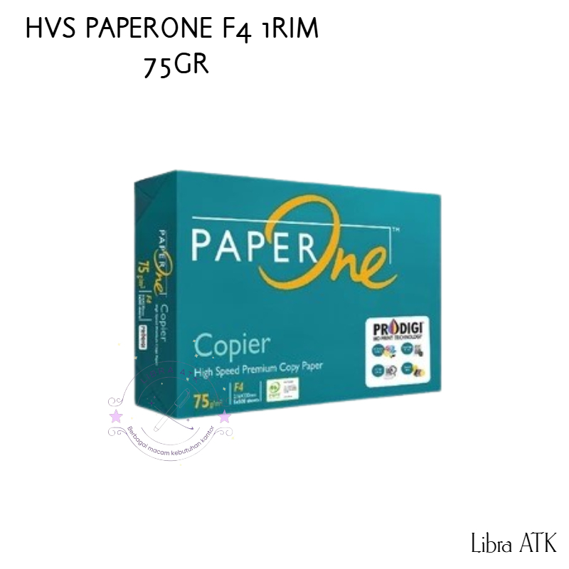 

HVS PAPERONE F4 75GSM 1RIM