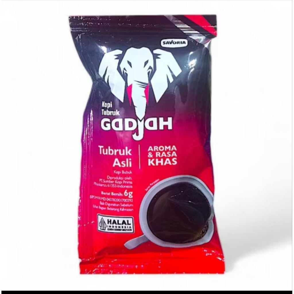 

Kopi Tubruk Gajah renteng isi 10sachet