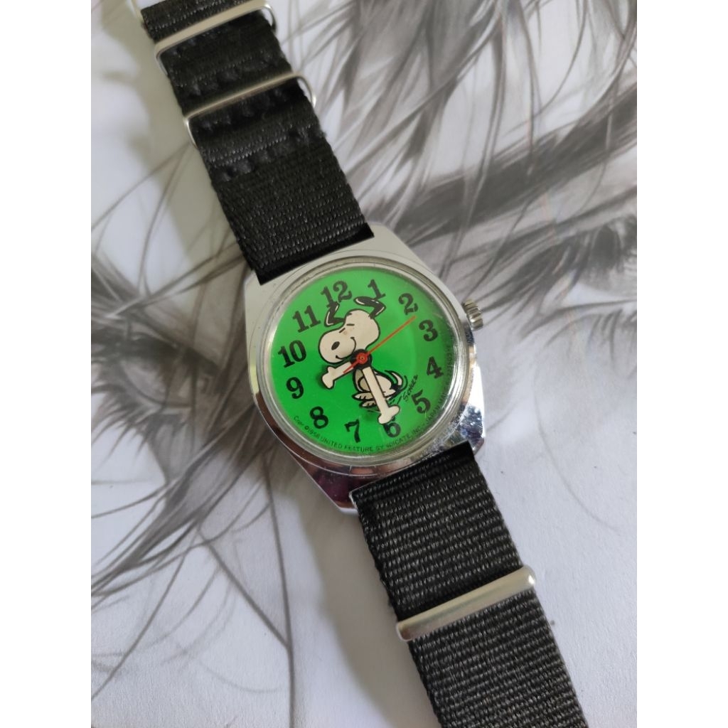 Jam Tangan Pria Original Citizen X Snoopy 1976
