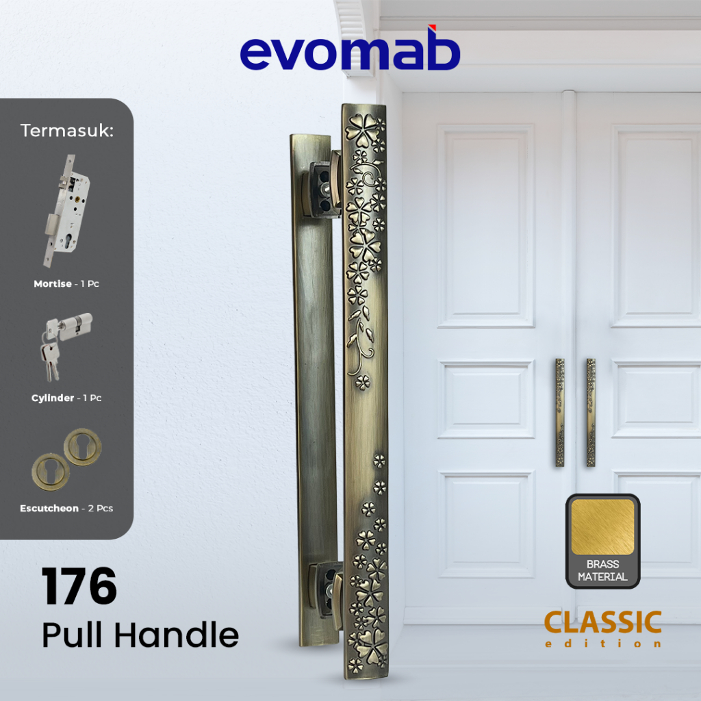 Gagang Pintu Rumah Antik Klasik Minimalis / Pull Handle evomab