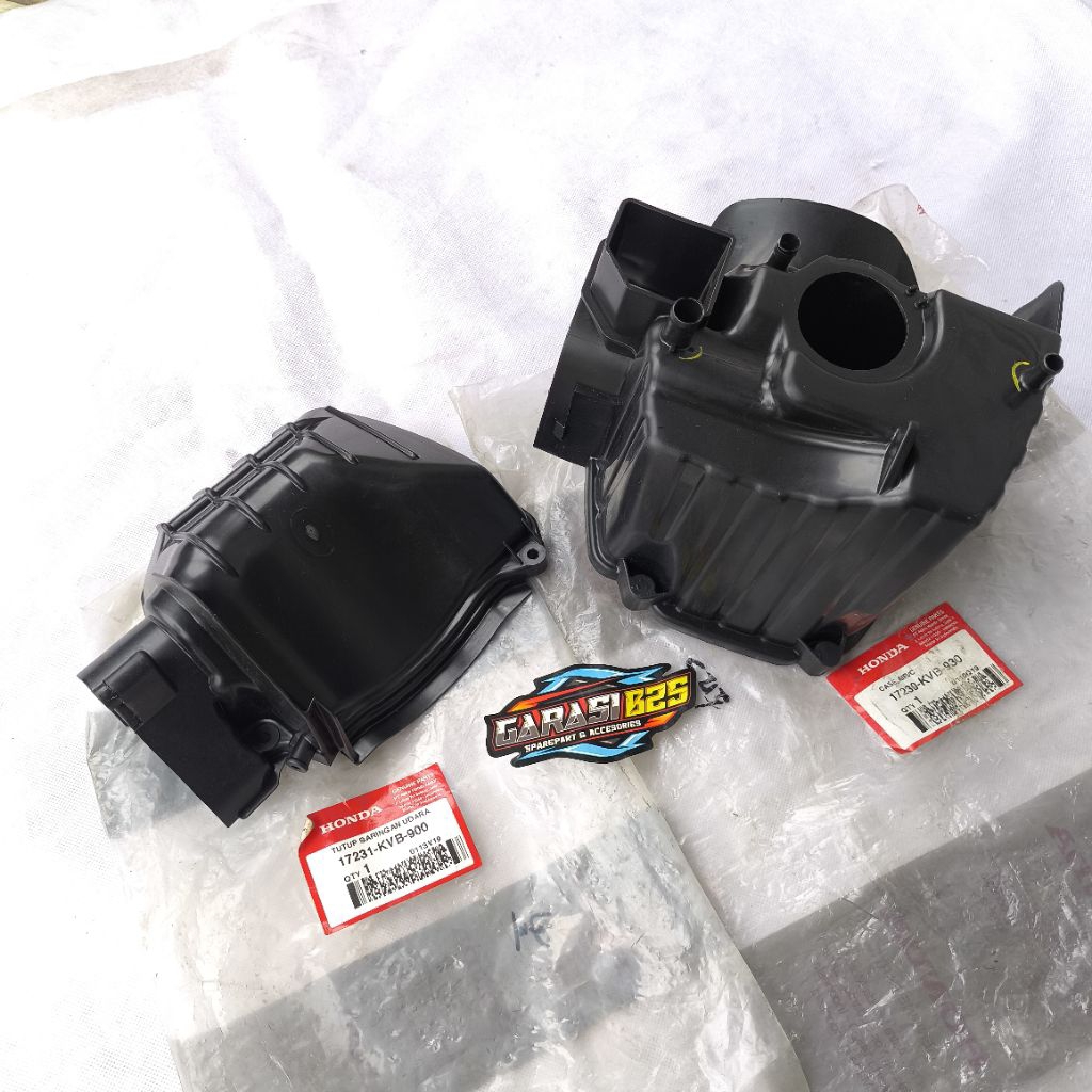 box filter set tutup box filter saringan udara Honda Vario 110 karbu Vario 110 techno original AHM