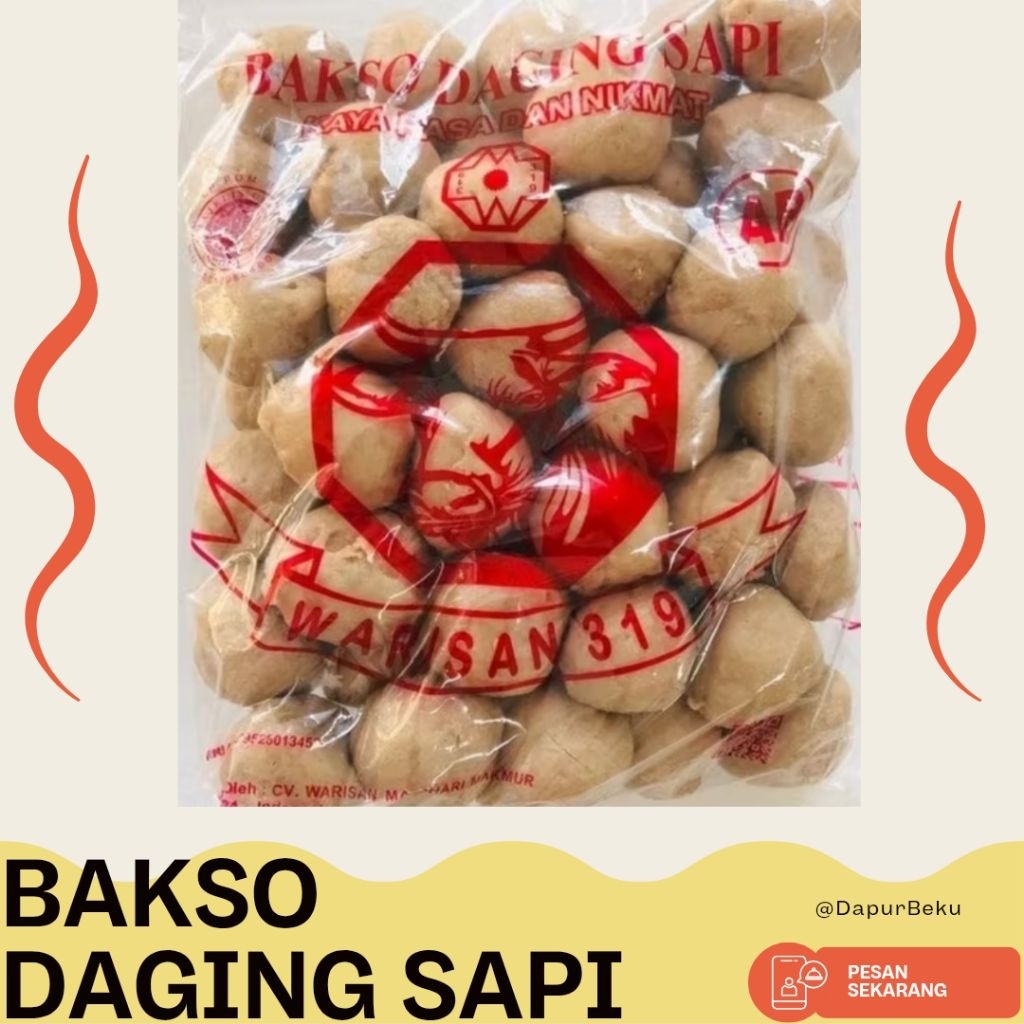 

Bakso Daging Sapi isi 50 pcs (AB) / Bakso Sapi Warisan 319