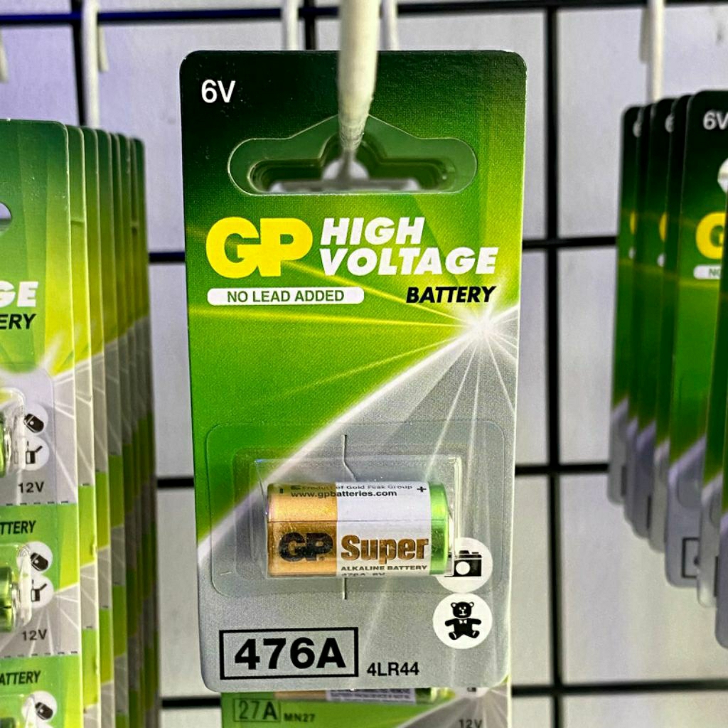 Baterai GP Super 476A 4LR44 6V 4AG13 A544 4034PX WC4LR44 Battery Alkaline Flash Trigger Trasnmiter R
