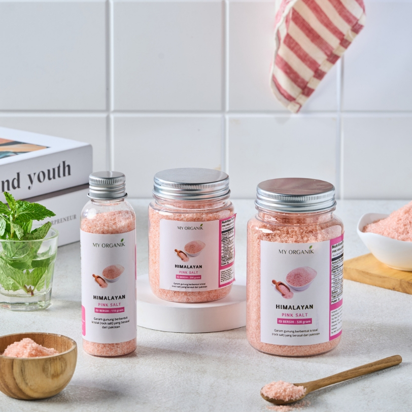 

My Organik Garam Himalayan Pink Salt Original Organic Premium Tanpa Campuran