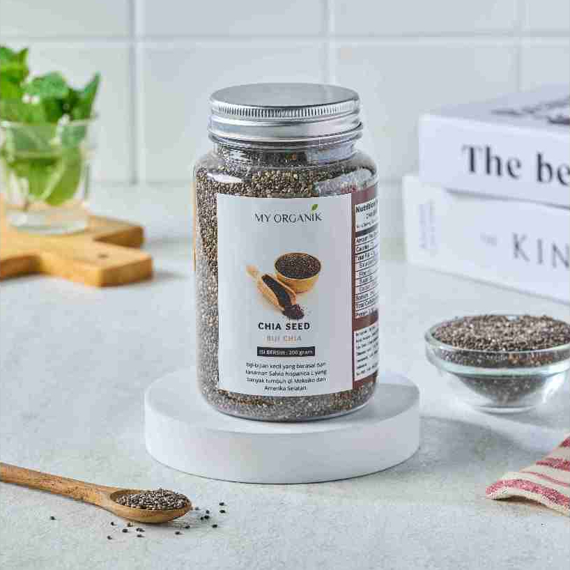 

My Organic Chiaseed Organik biji Chia Seed Premium organic asli tanpa campuran dan pengawet