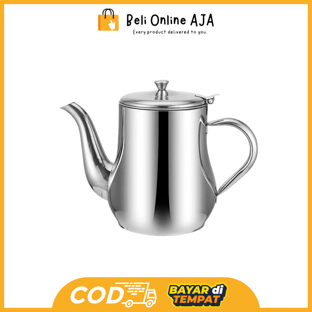 BOA Teko minyak goreng Ceret stainless Oil pot Kapasitas 250/400/500ml Teko Penyaringan Minyak Y3587