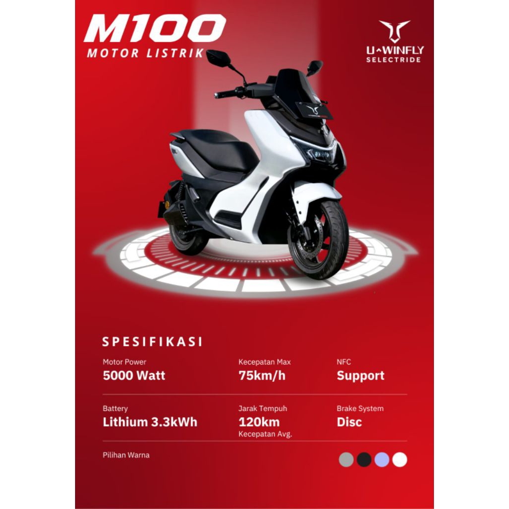 U-Winfly M100 Motor Listrik
