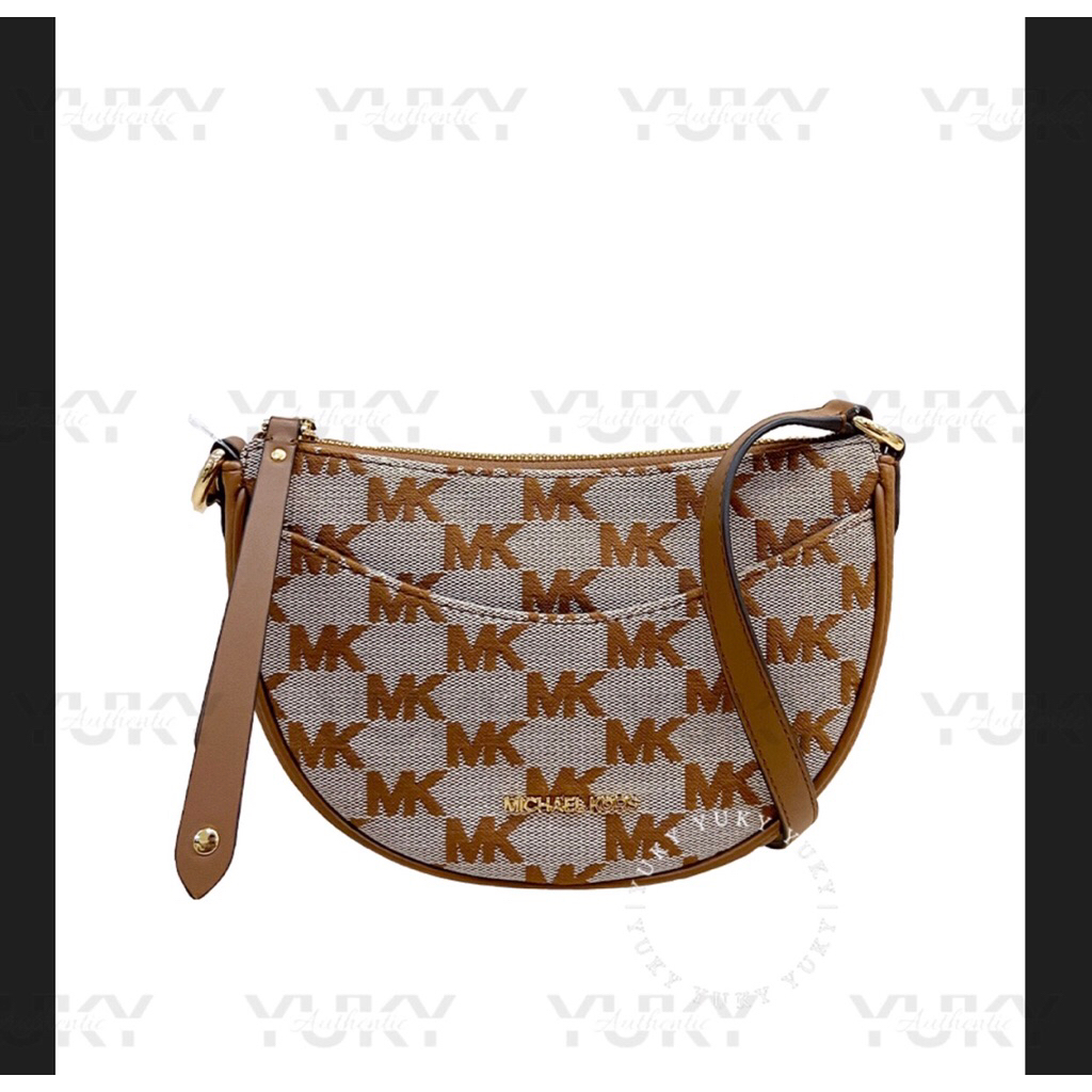 Tas Wanita Branded MICH*EL KO*S MK Dover Small Brown 100% Original
