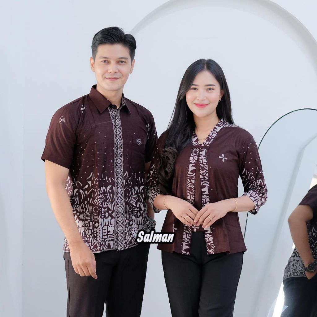 Batik Couple Atasan Batik Couple Modern Bahan Katun Premium
