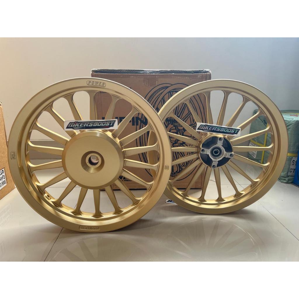 Velg Power Infinity 185 215 ring 14  Beat Scoopy Genio Vario 110 palang 18 GOLD
