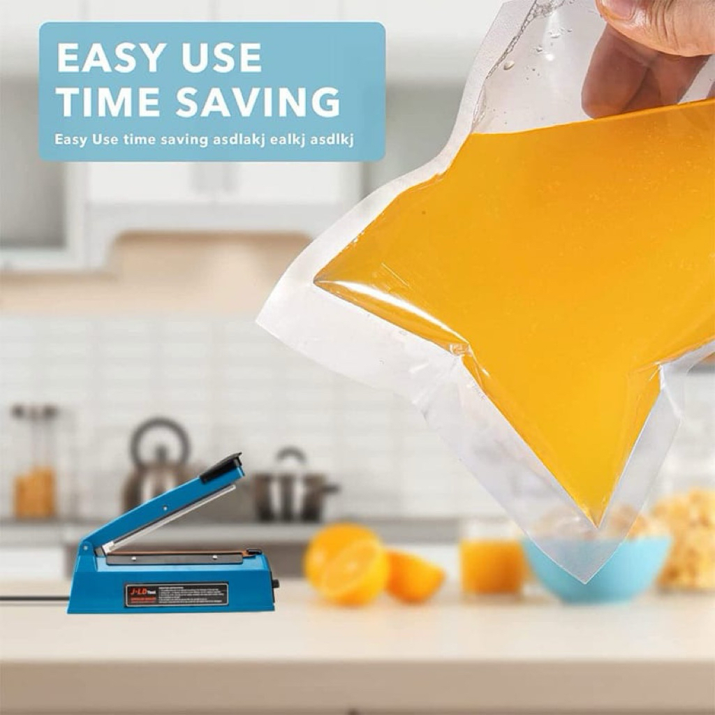 Alat Press Plastik Impulse Sealer 20Cm - alat pres Perekat plastik -  Alat Press Perekat Plastik 20c