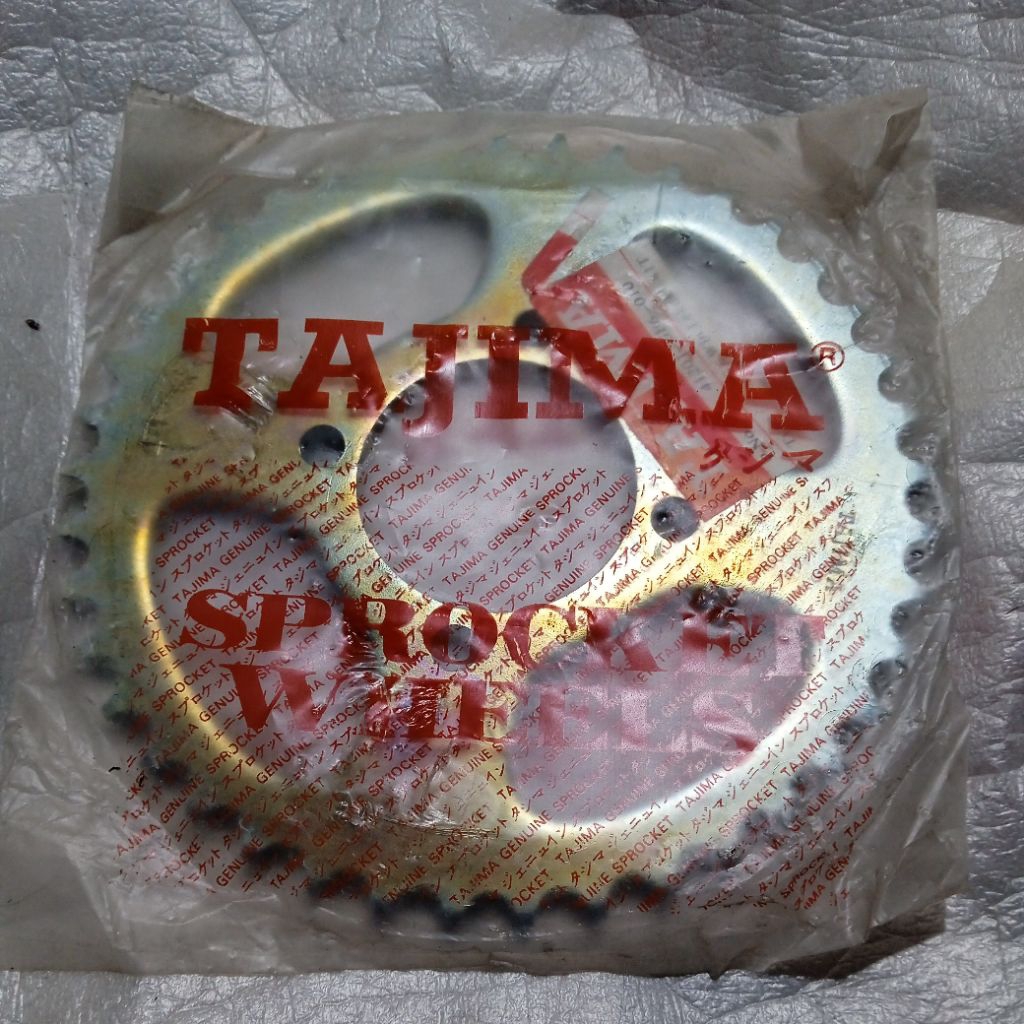 41201 GF6 010 original Tajima gir gear gigi tarik final gear roda belakang 428 41 t mata honda win 1