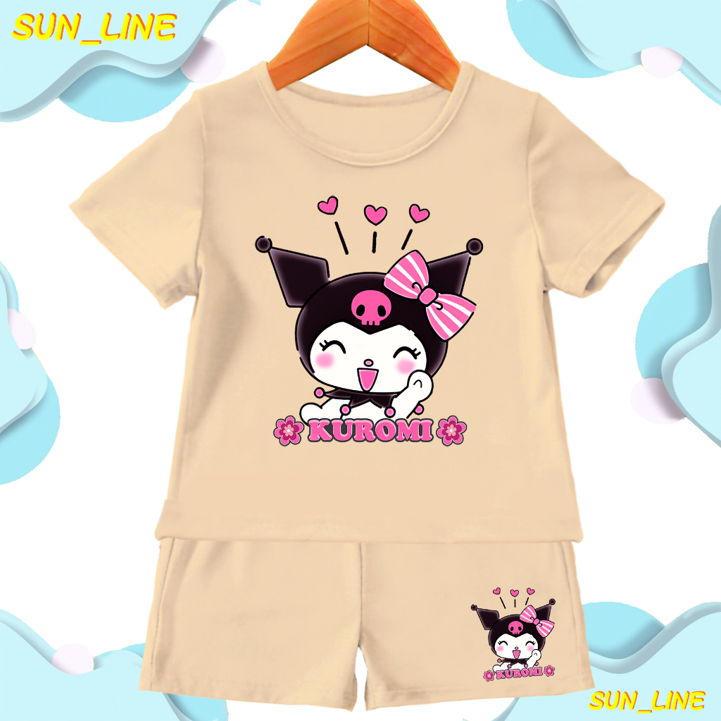 baju setelan kuromi / baju setelan anak anak