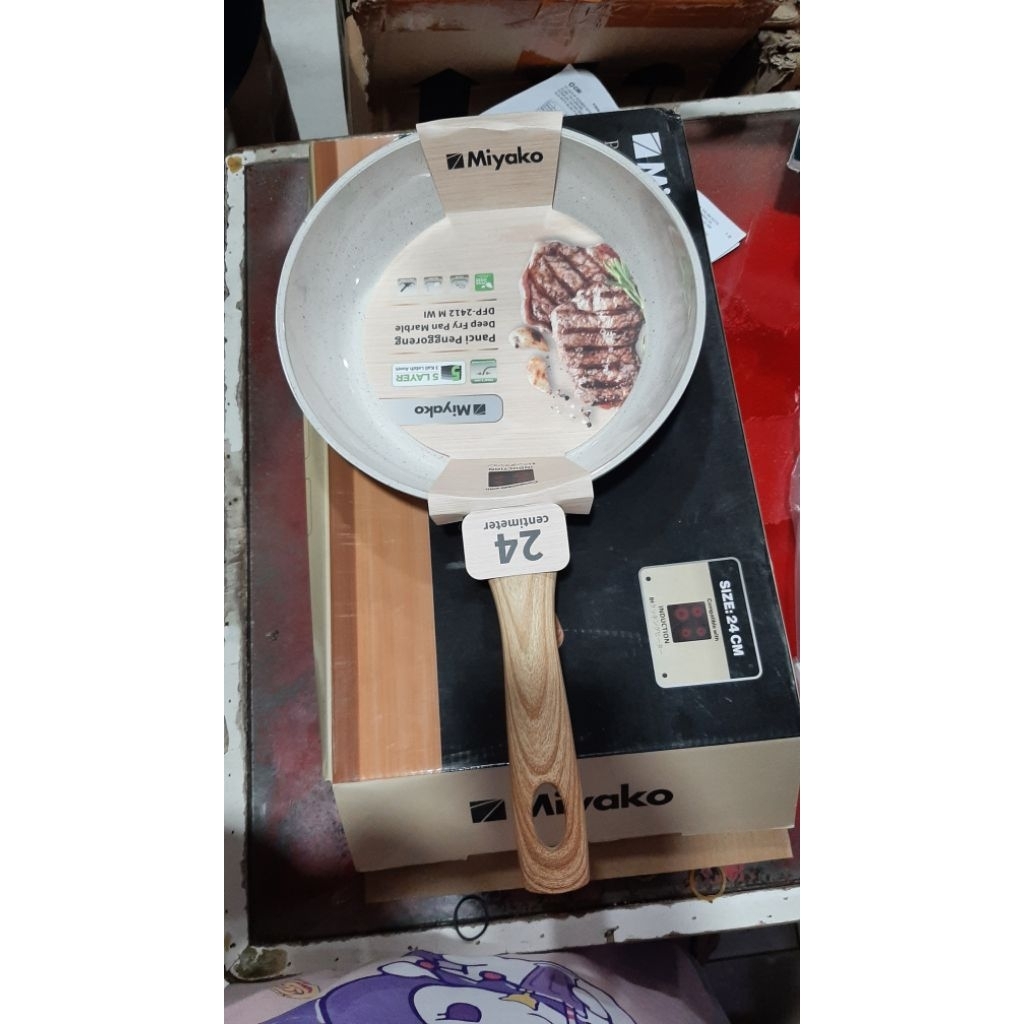 Deep Fry Pan Marble Induction