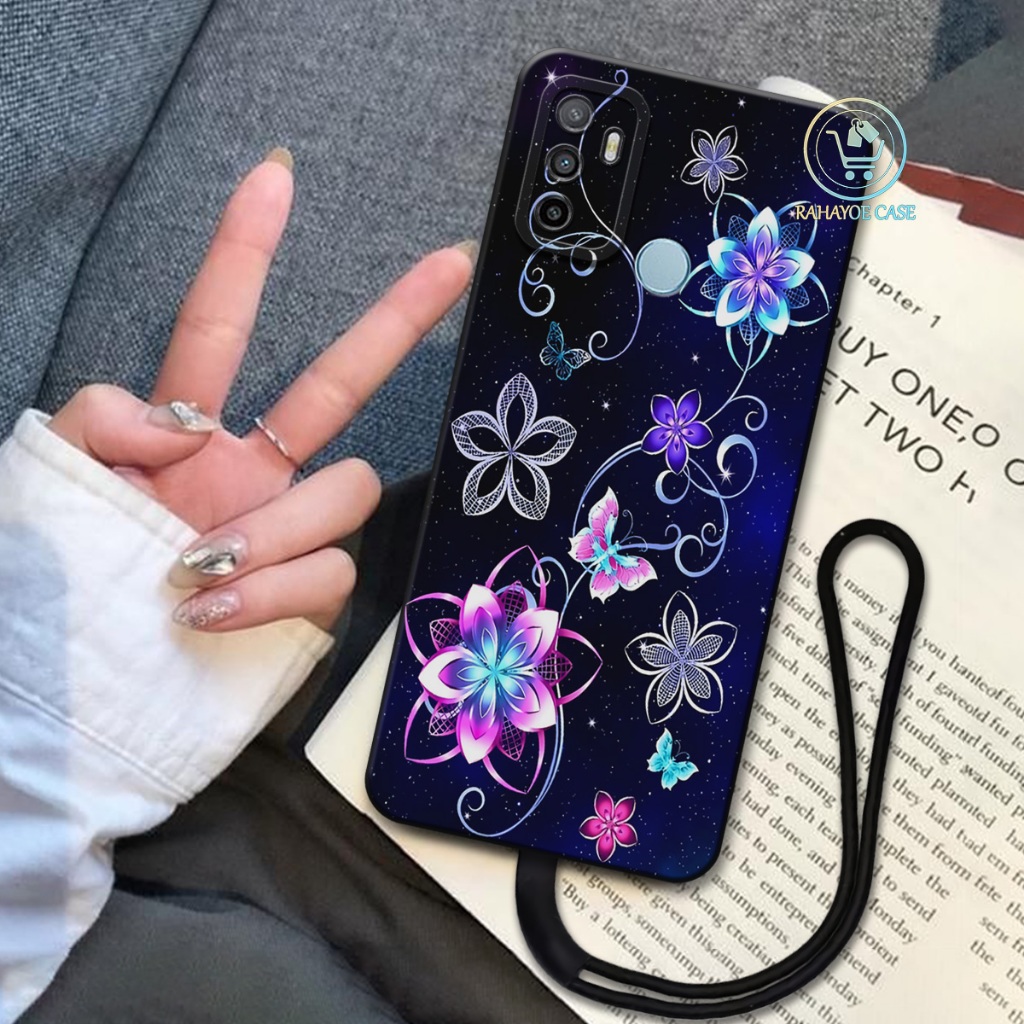 RAHAYOE - Softcase Oppo A53/A33/A53S Terbaru Free Tali Hp Case Oppo A53/A33/A53S Fashion Case Anime 