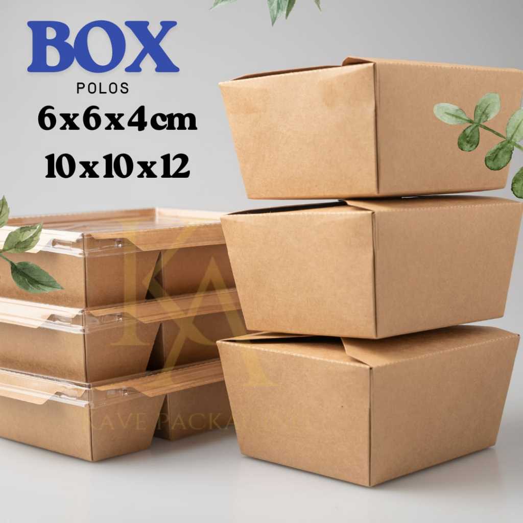 

Dus Magic Box Snack Box Krim cream, Dus Salep Polos Bahan Duplek Ivory art carton