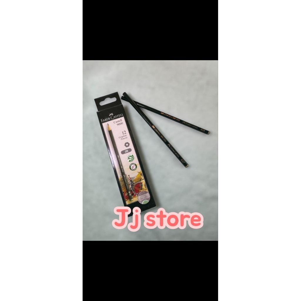 

Pensil 2B Faber Castell 9000 ujian for computer 1 pcs