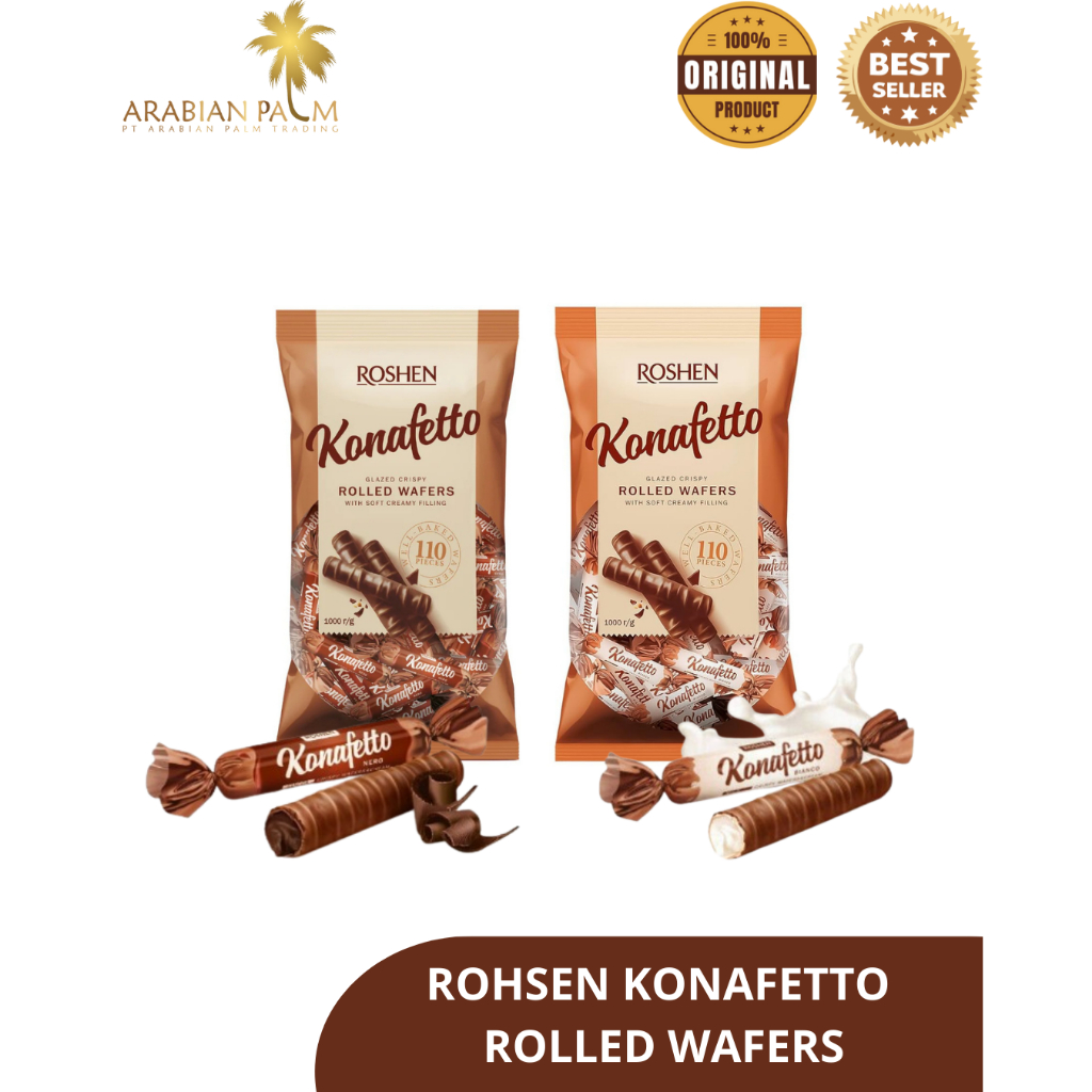 

Coklat Roshen Konafetto Vanilla dan Cokelat