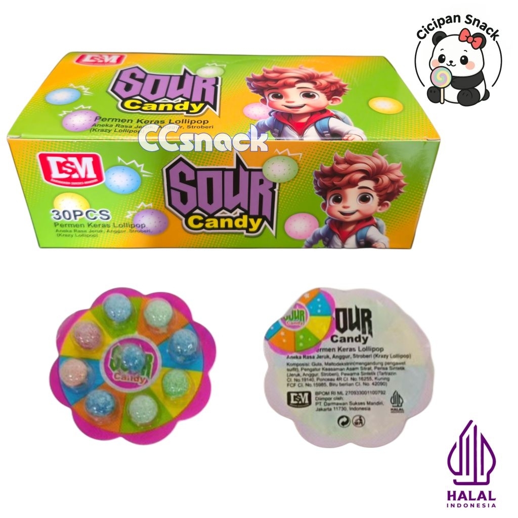 

DSM SOUR CANDY BOX ISI 30