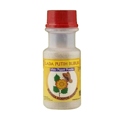 

[BERKAH]Lada Putih Boenga Koepoe 85g Merica Bubuk / Lada Putih Bubuk