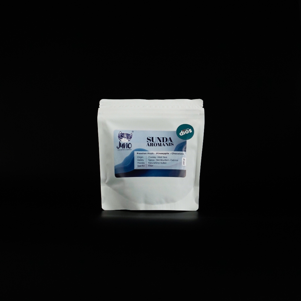 

Sunda Aromanis - Juno The Coffee Company - Natural Dry Hulled - Filter Coffee - 200gr