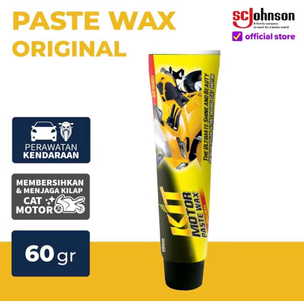 Pengkilat Motor Kit / Kit Motor Paste / Kit Paste Wax 60gr