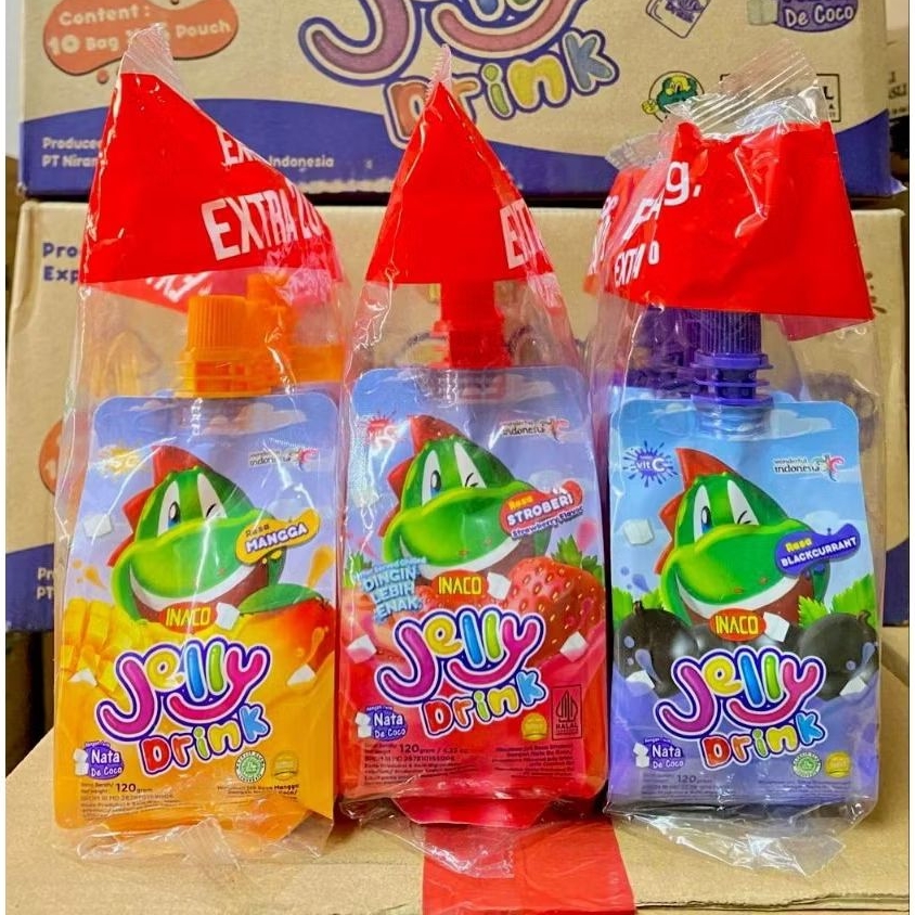 

(1 DUS) INACO JELLY DRINK 120 GR ISI 5 X 10 BAG