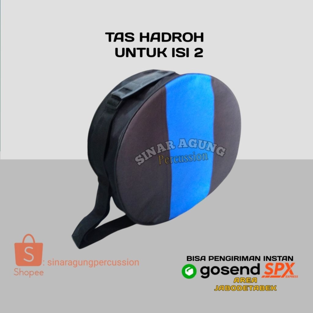 Tas hadroh|tas hadroh isi 2 alat|Tas hadroh untuk isi 2 alat hadroh