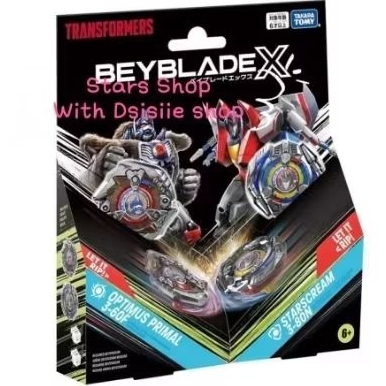 Beyblade X S1 BXG-37 Transformers Starter Optimus Primal & Starscream Original