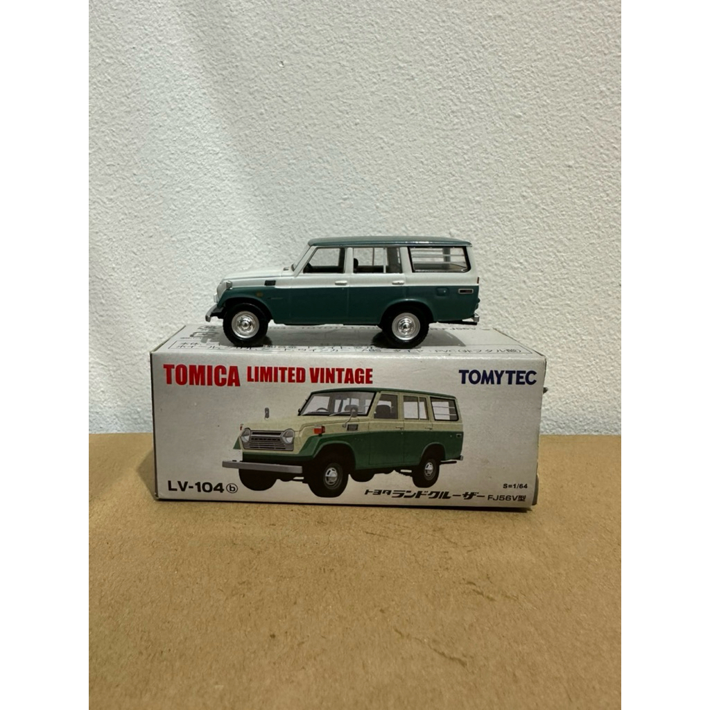 Tomica Limited Vintage Toyota Land Cruiser FJ56V Hijau LV-104b