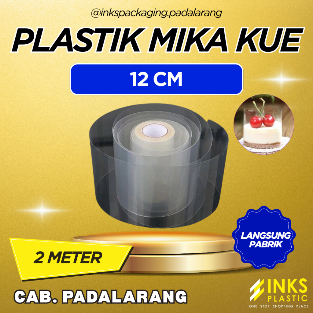 PLASTIK MIKA LAPIS KUE 12 CM