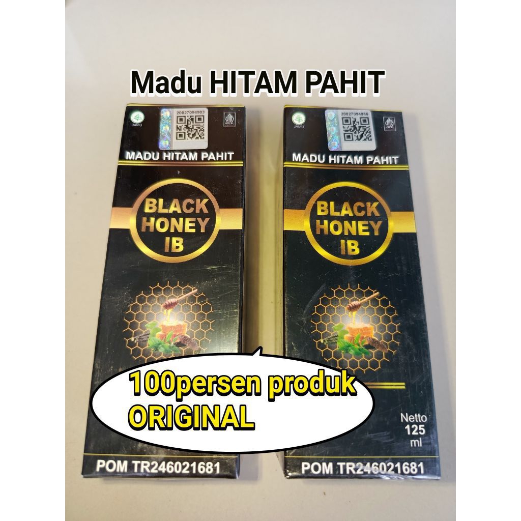 

madu hitam pahit black honey
