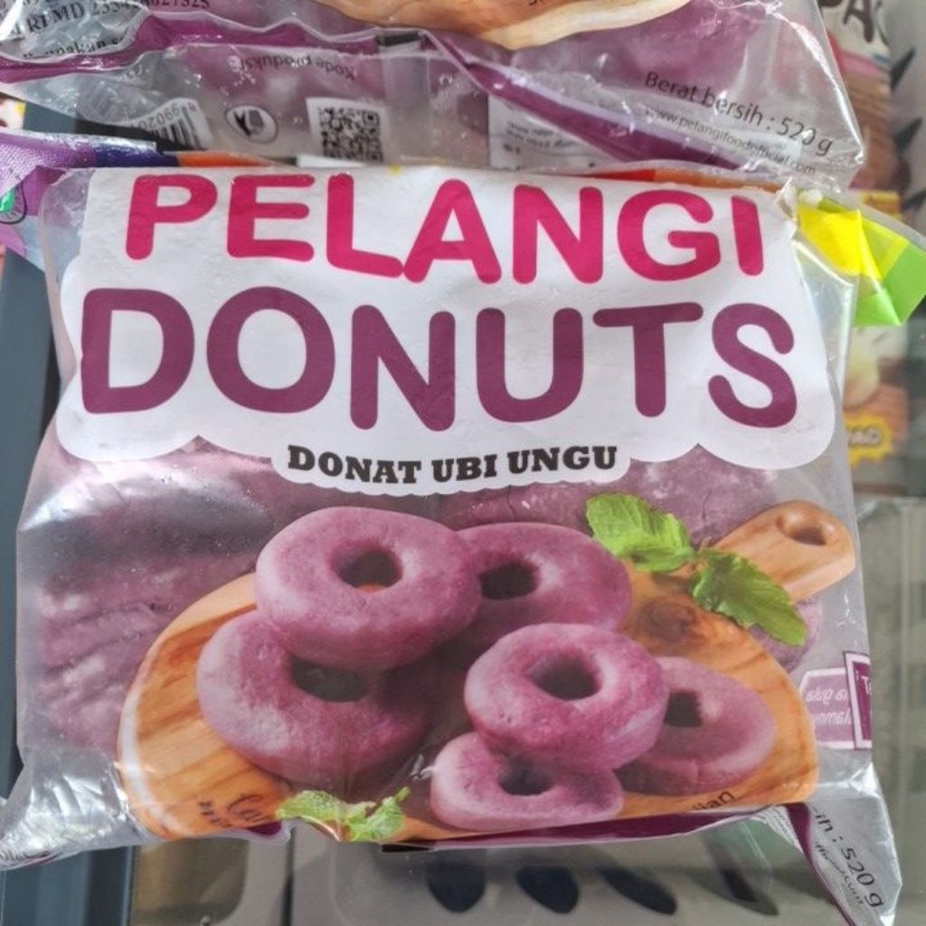 

DONUTS PELANGI UBI UNGU ( ISI 10 PCS ) 550G