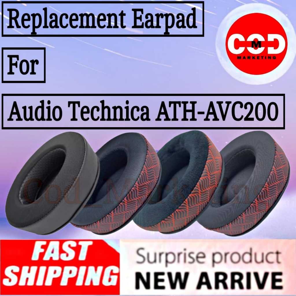 Bantalan Earcup Foam Earpad Cushion Audio Technica ATH-AVC200 - ATH AVC 200