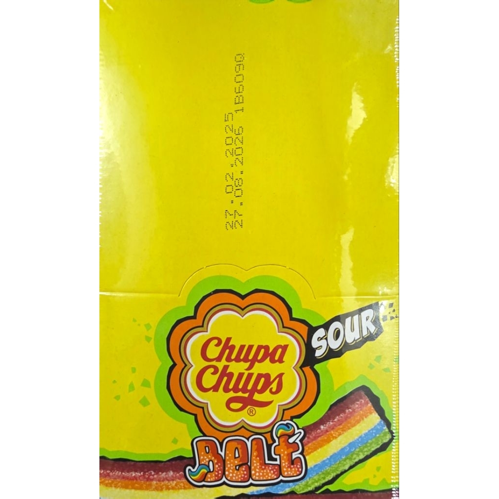 

Permen Chupa Chups Sour Belt 1 box isi 24 pcs