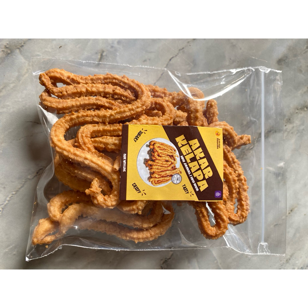 

akar kelapa cemilan favorit keluarga