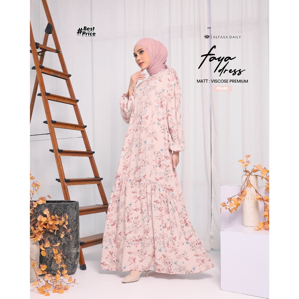 DRESS WANITA PREMIUM FAYA DRESS - Alfasa Daily