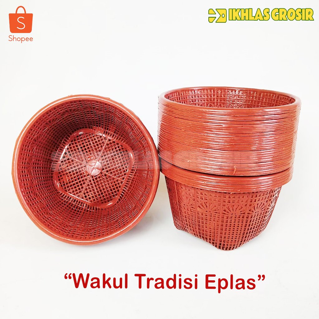 24 PCS Wakul Tradisional / Berkat Nasi / Besek Hajatan / Wadah Hajat Plastik