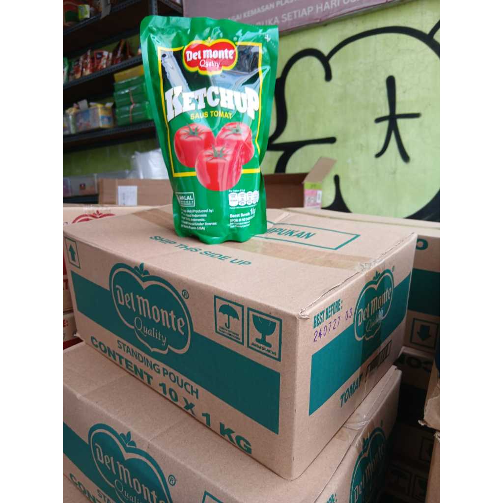 

Del Monte Saos Tomat 1 Dus (10x1kg) Ketchup Pouch